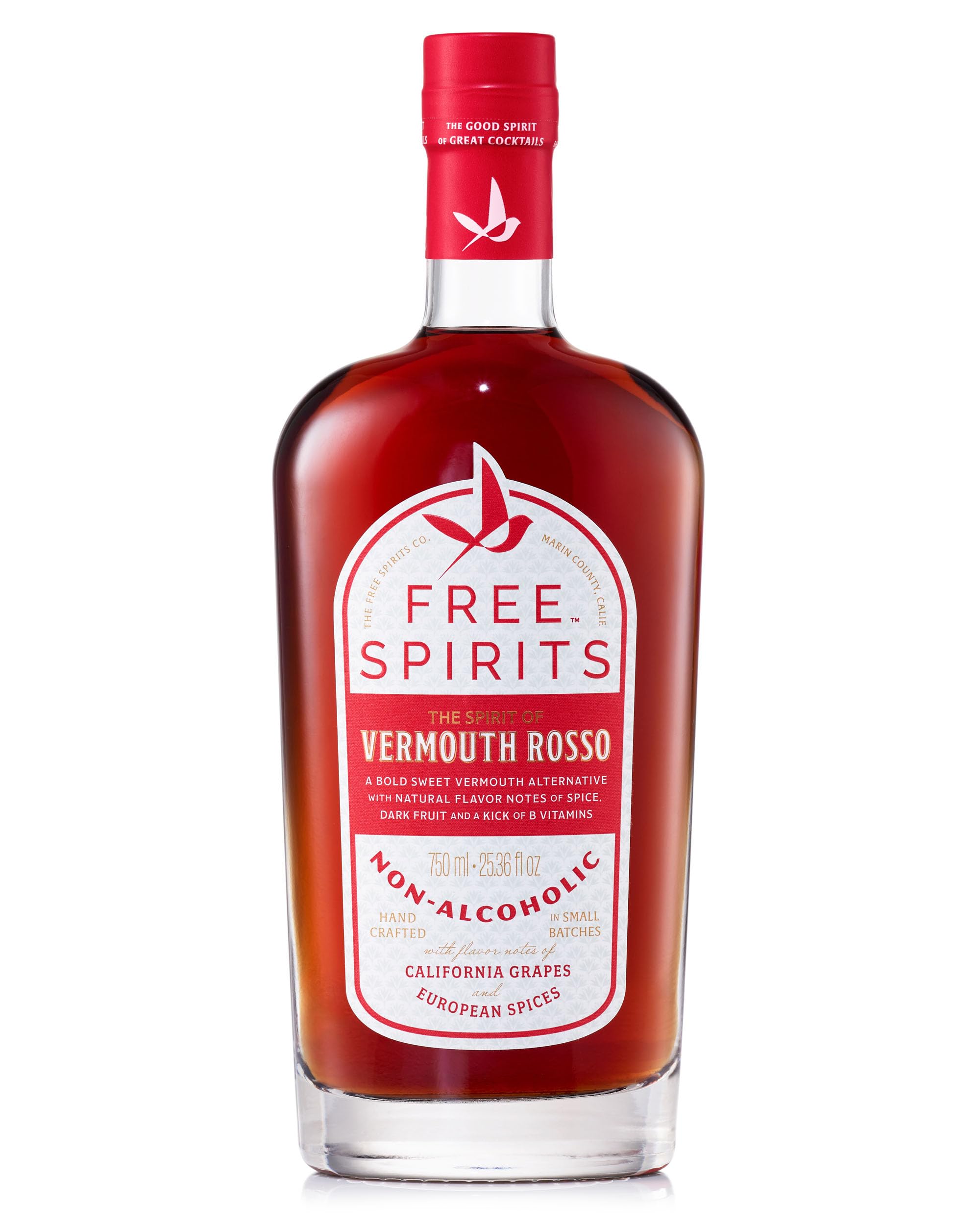 Amazon.com: Free Spirits Non-Alcoholic Vermouth Rosso - Platinum